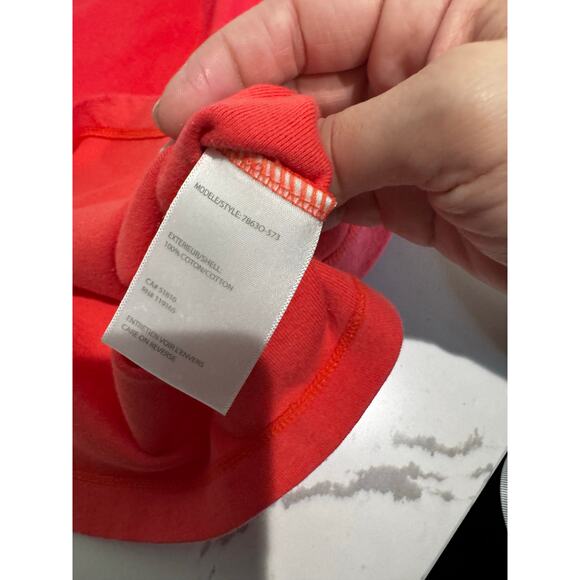 Tribal Red 3/4 Sleeve V Neck Top Soft Stretch Knit Casual Blouse Size Large - Picture 3 of 8